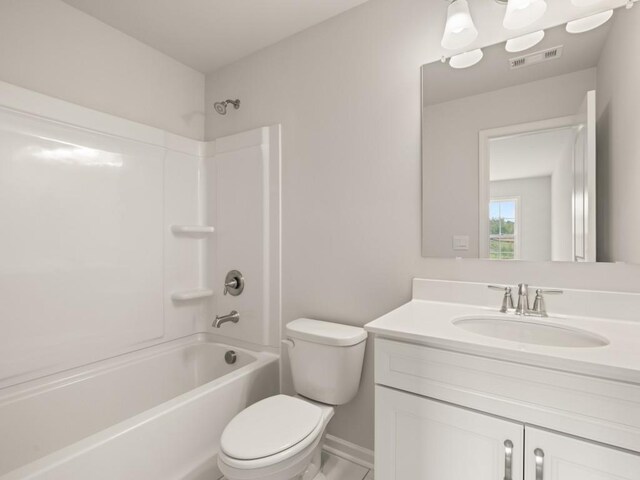 64 Parkview Dr, Dallas, GA 30157 - full bathroom with shower / bathing tub combination, vanity, and toilet