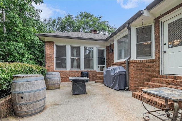 3003 Hanover Ln SE, Conyers, GA 30094 - view of patio / terrace featuring entry steps and grilling area