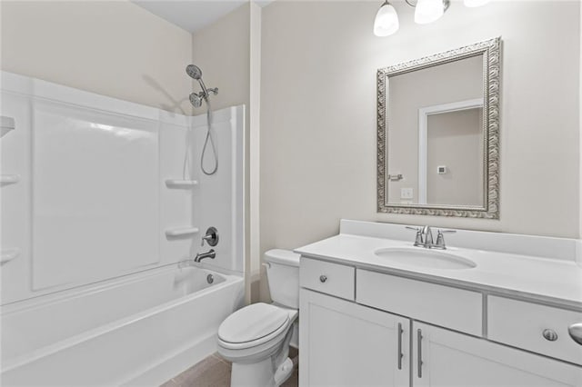 6469 Crosscreek Ln, Flowery Branch, GA 30542 - bathroom with vanity and bathtub / shower combination