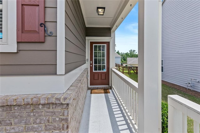 6469 Crosscreek Ln, Flowery Branch, GA 30542 - property entrance featuring a porch