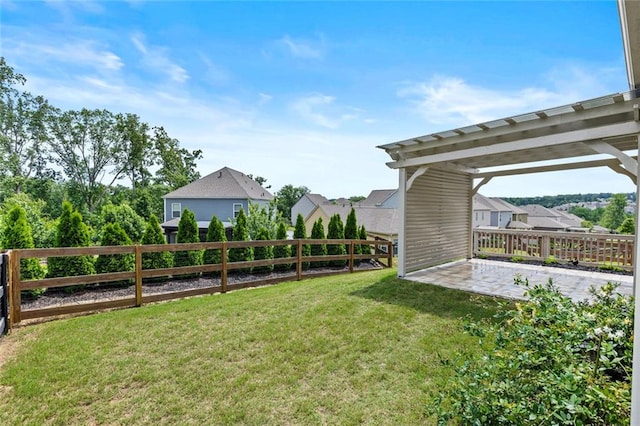 6469 Crosscreek Ln, Flowery Branch, GA 30542 - fenced backyard featuring a patio and a residential view