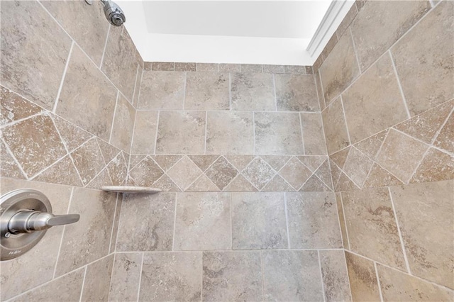 details featuring a tile shower