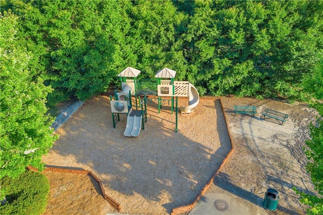 view of jungle gym