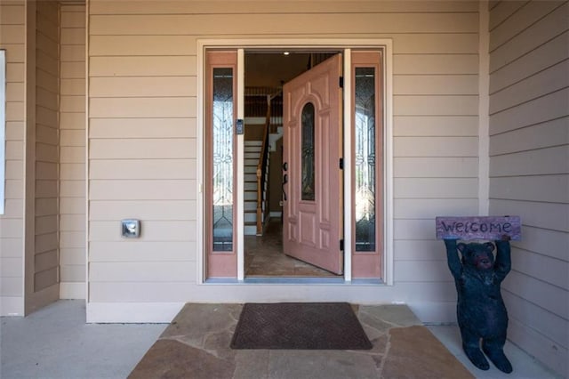 view of entrance to property