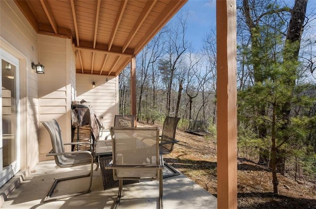 view of patio / terrace with outdoor dining space