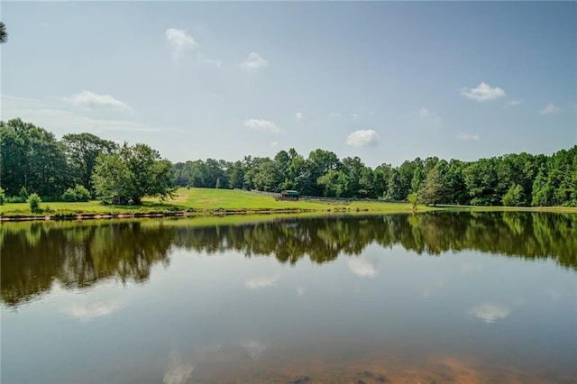 view of water feature