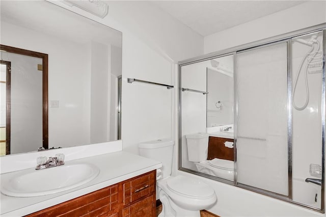 2419 Anderson Mill Rd, Austell, GA 30106 - full bath with vanity and enclosed tub / shower combo