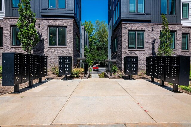 surrounding community featuring mail boxes