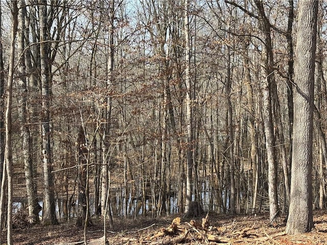 view of landscape with a view of trees