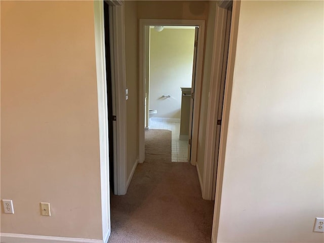 1570 Twin Bridge Ln, Lawrenceville, GA 30043 - hall with carpet floors and baseboards