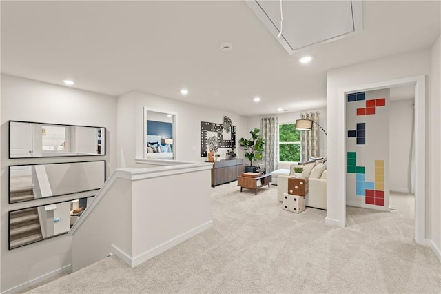 interior space with wood finished floors