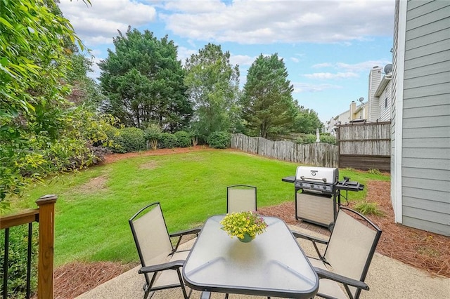 626 Dahoma Trl, Woodstock, GA 30188 - view of patio / terrace with area for grilling and outdoor dining area