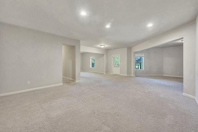 1231 Fawndale Dr NW, Kennesaw, GA 30152 - empty room with recessed lighting, light colored carpet, and baseboards