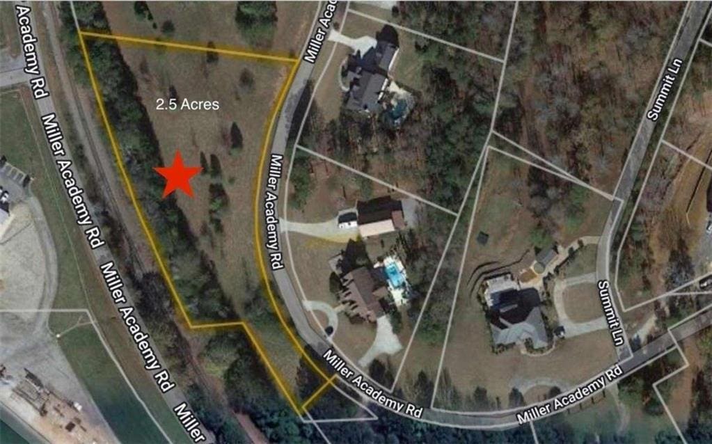 112 Summit Ln, Bremen, GA 30110 - aerial view of property's location featuring property parcel outlined