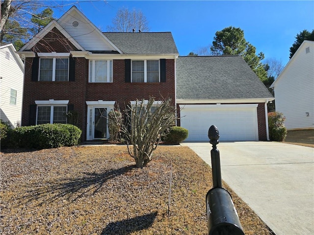 view of colonial home