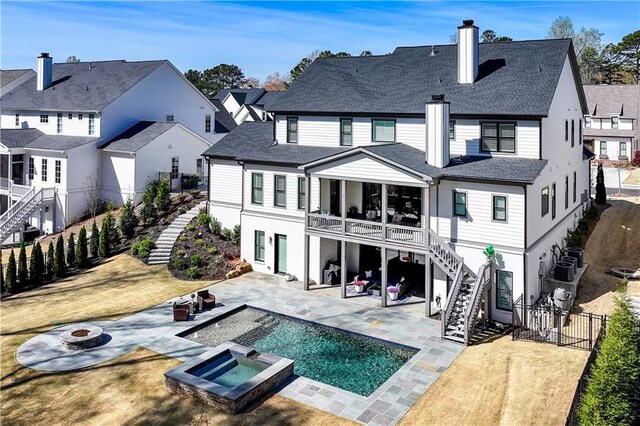 109 Owens Mill Pl, Canton, GA 30115 - modern farmhouse with brick siding and board and batten siding