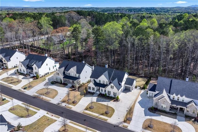 109 Owens Mill Pl, Canton, GA 30115 - birds eye view of property featuring a view of trees and a residential view