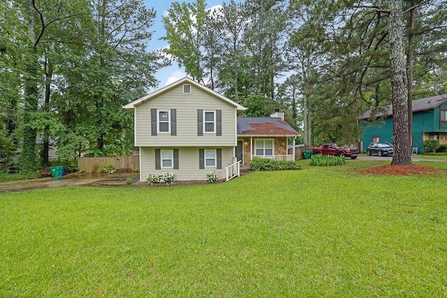 5461 Forest Path Ct, Stone Mountain, GA 30088 - view of front of property featuring a chimney and covered porch