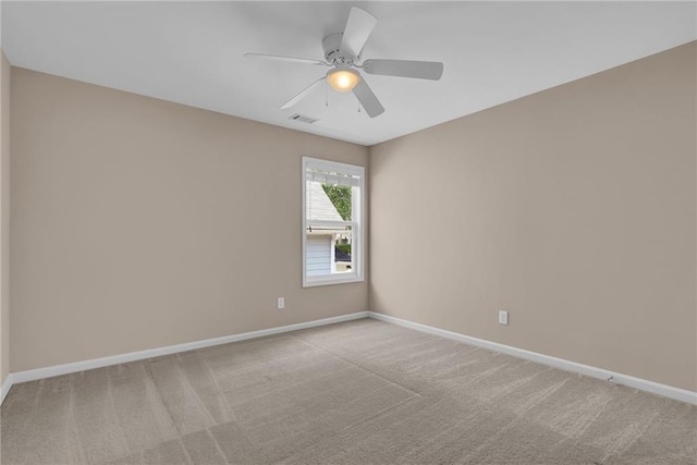 5040 Stonehaven Vw, Cumming, GA 30040 - unfurnished room with light carpet, baseboards, and a ceiling fan