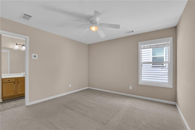 5040 Stonehaven Vw, Cumming, GA 30040 - unfurnished room featuring light carpet, baseboards, and a ceiling fan