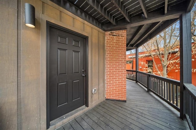 595 Overbrook Dr NW, Atlanta, GA 30318 - property entrance with brick siding