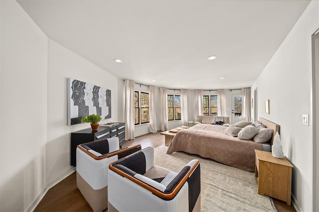 595 Overbrook Dr NW, Atlanta, GA 30318 - bedroom featuring recessed lighting, baseboards, and wood finished floors