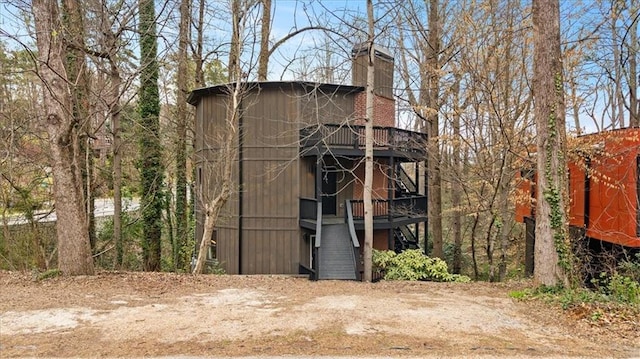 595 Overbrook Dr NW, Atlanta, GA 30318 - view of front facade featuring a chimney