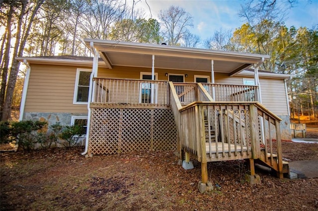 view of rear view of house