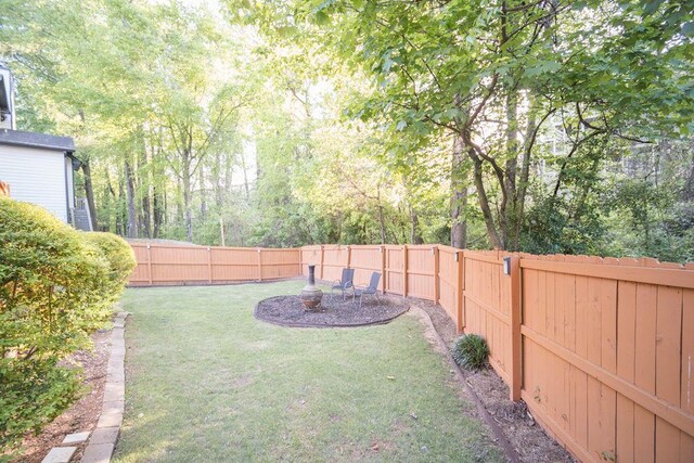 2019 Chelton Way SE, Smyrna, GA 30080 - view of yard with a fenced backyard