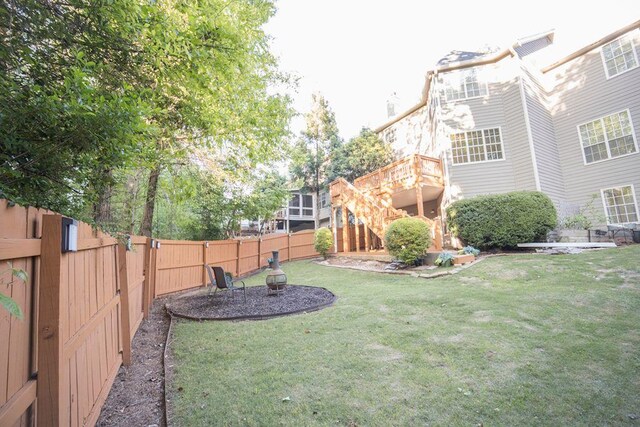 2019 Chelton Way SE, Smyrna, GA 30080 - view of yard with a fenced backyard