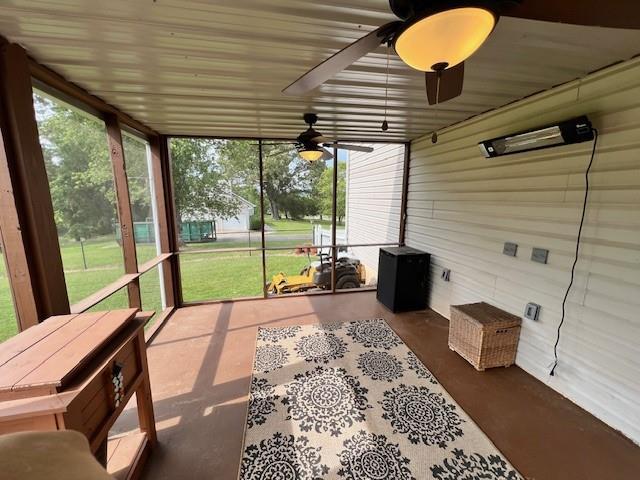 19 Magnolia Ct NE, Rydal, GA 30171 - sunroom with a ceiling fan and healthy amount of natural light