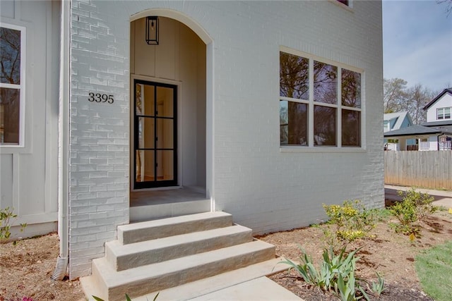 3395 Lee St, East Point, GA 30344 - entrance to property featuring brick siding and fence