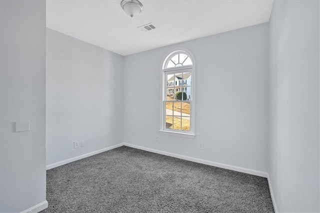 empty room with carpet floors