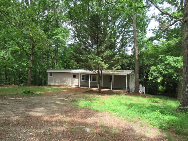 1779 New Bridge Rd, Cleveland, GA 30528 - back of house featuring covered porch