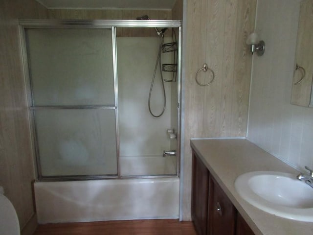 1779 New Bridge Rd, Cleveland, GA 30528 - bathroom featuring enclosed tub / shower combo and vanity
