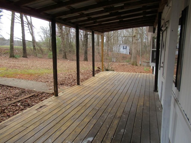 1779 New Bridge Rd, Cleveland, GA 30528 - view of wooden terrace
