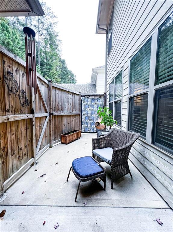 2439 Muirfield Pl, Atlanta, GA 30337 - view of patio featuring a gate