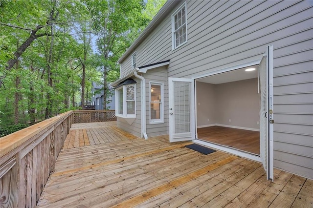 view of deck