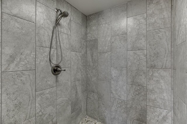 room details featuring tiled shower