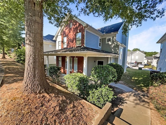 view of front of house featuring a porch