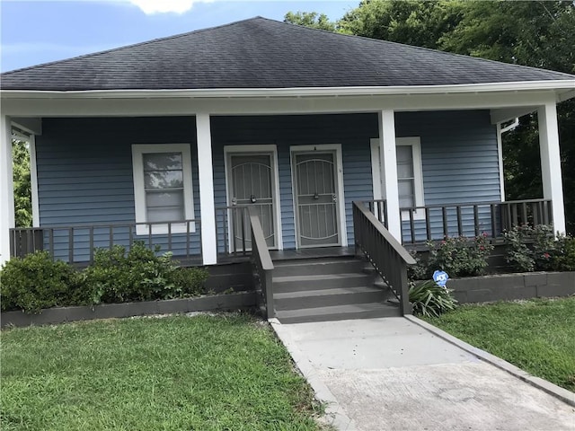 bungalow with covered porch