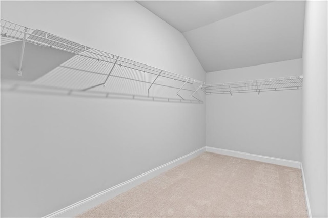 840 Champagne Ln, Hoschton, GA 30548 - spacious closet featuring vaulted ceiling and carpet flooring