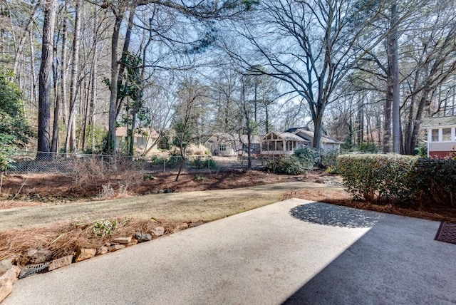 view of yard with a patio