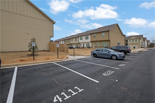 view of car parking