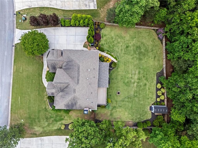 aerial view of property's location