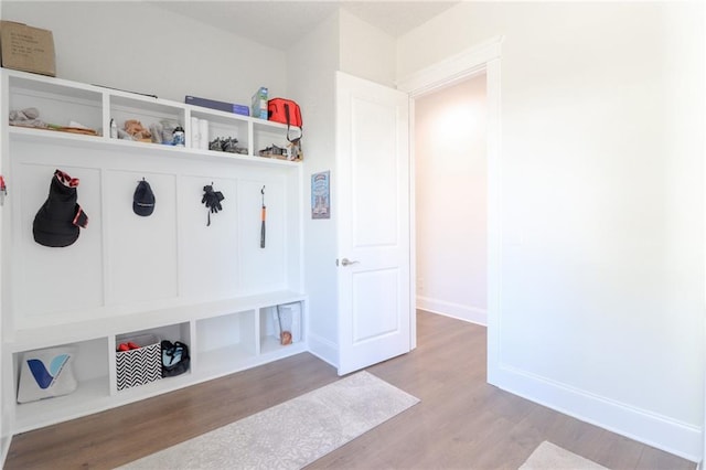 50 Quiet Cove Way, Monticello, GA 31064 - mudroom featuring wood finished floors and baseboards