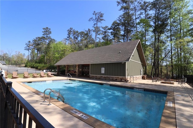 50 Quiet Cove Way, Monticello, GA 31064 - community pool featuring a patio area