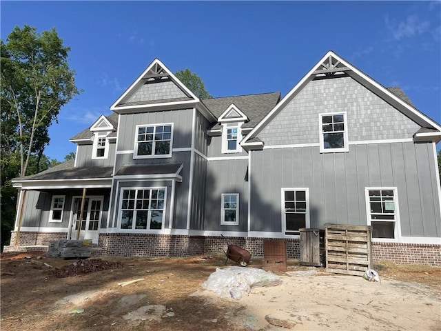 6355 Little Mill Rd, Gainesville, GA 30506 - rear view of house featuring board and batten siding