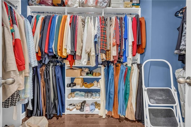 2735 Kimblewick Ct, Cumming, GA 30040 - spacious closet with wood finish floors