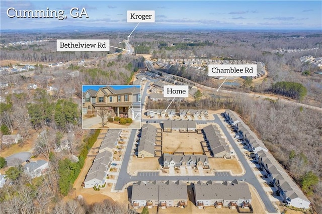2735 Kimblewick Ct, Cumming, GA 30040 - birds eye view of property